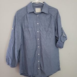 Life in Progress Chambray Shirt / size M